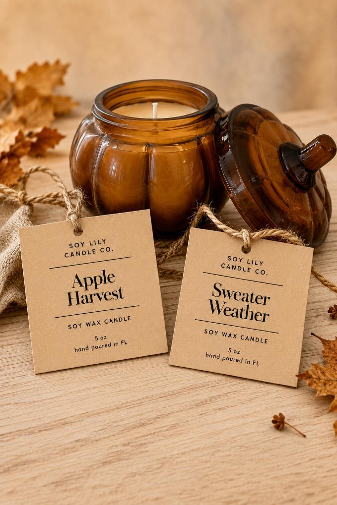 Mini Pumpkin Candle (Single)